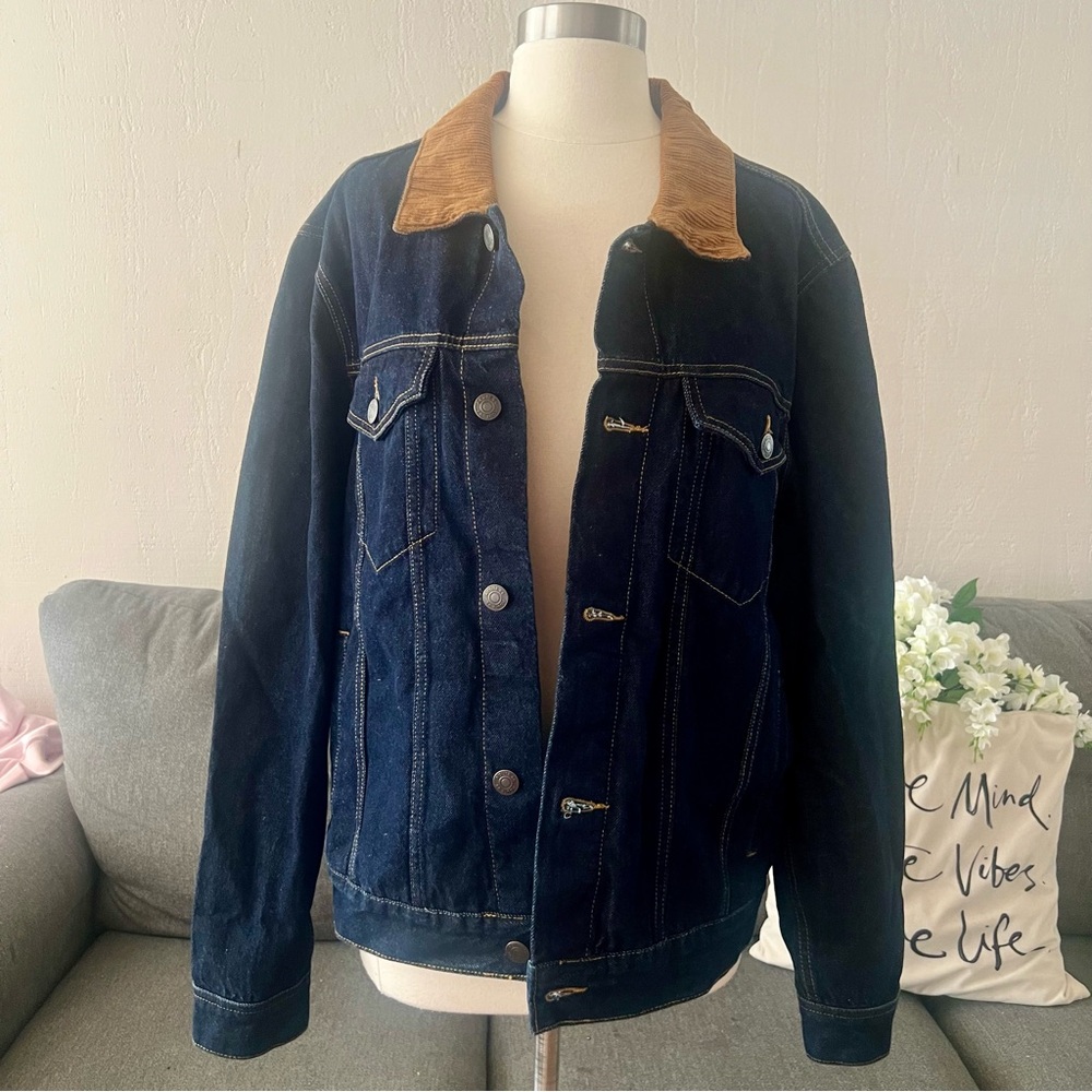 Dark Wash Route 66 Barn Jacket